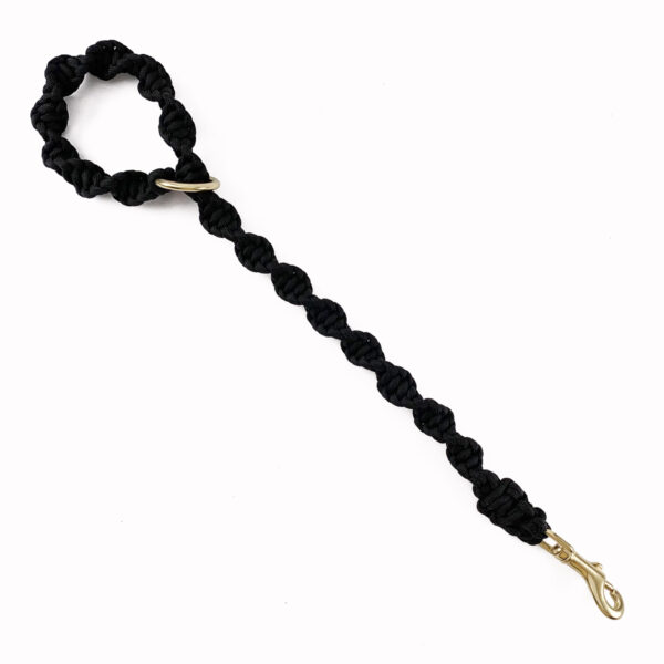black paracord braided add on extended
