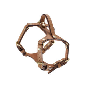 tan leather harness small